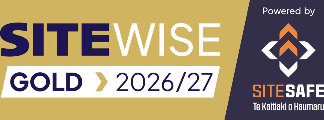 SiteWise Gold 2026/27, powered by Site Safe New Zealand