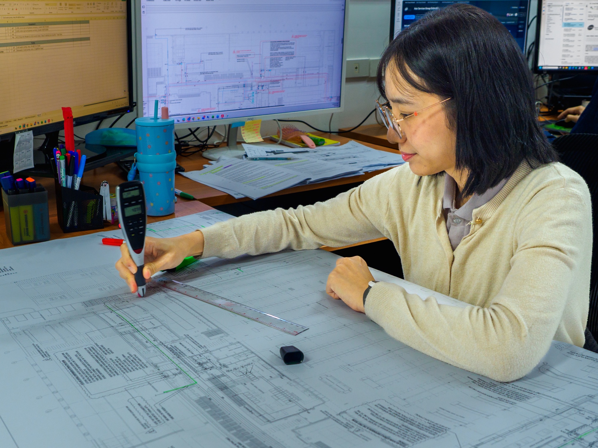 Axis Asia QS estimator taking off quantities from drawings